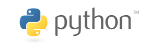The official Python logo