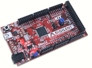 Image of the ChipKIT MAX32 development board